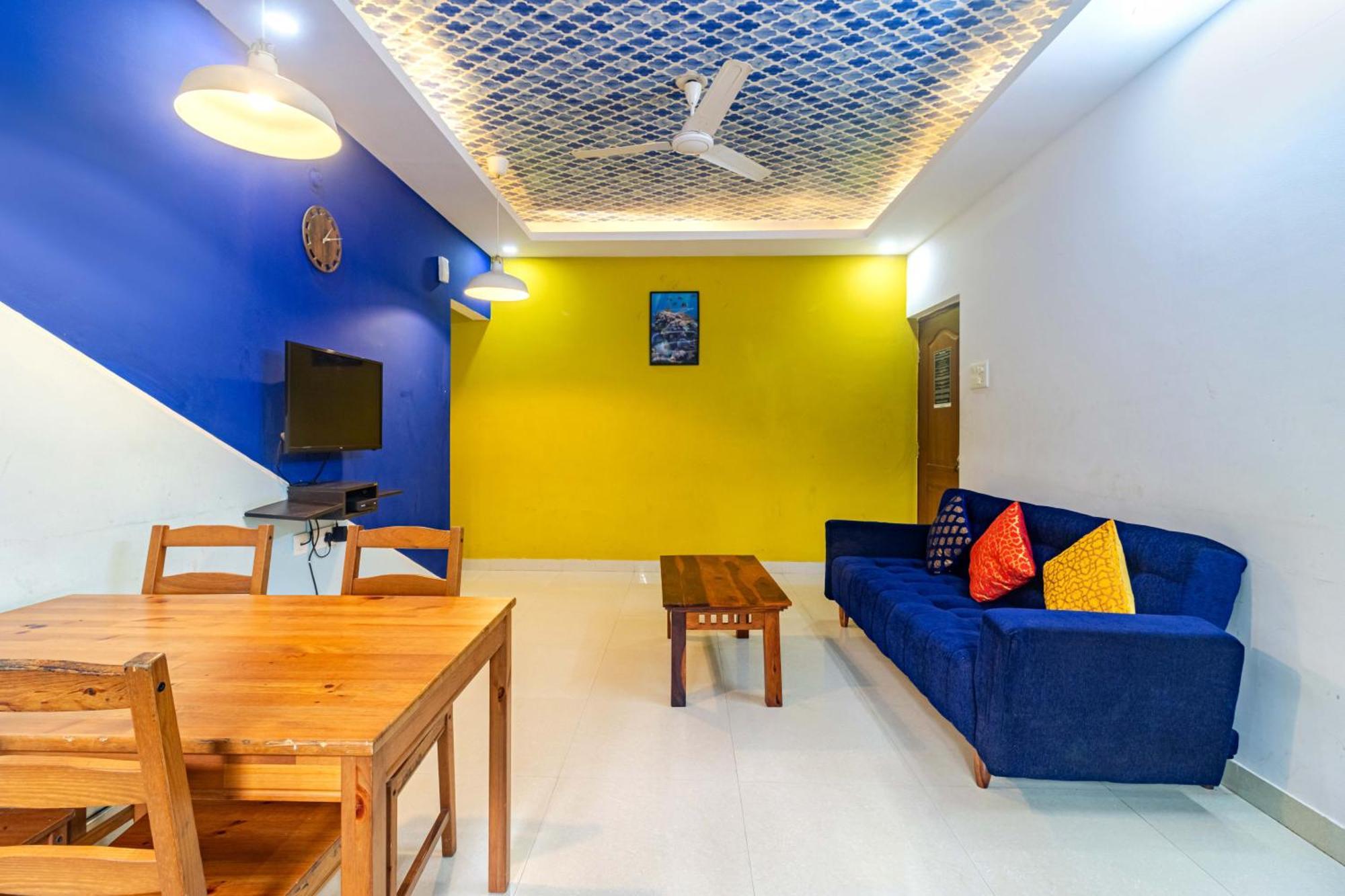 4Bhk Sparkling Apartment Near Beach Pool & Bar 2Bhkx2 Vagator Habitación foto