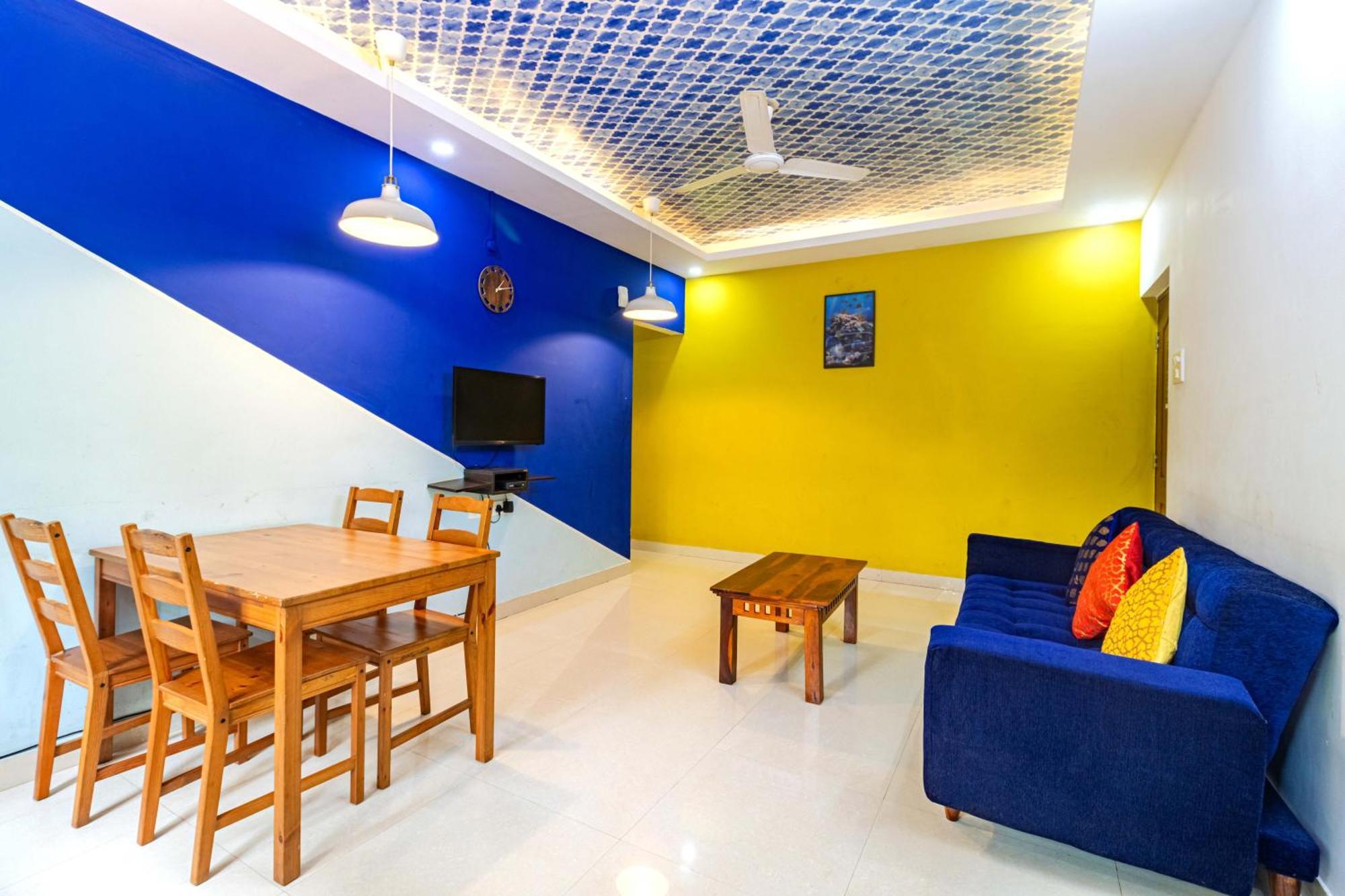 4Bhk Sparkling Apartment Near Beach Pool & Bar 2Bhkx2 Vagator Habitación foto