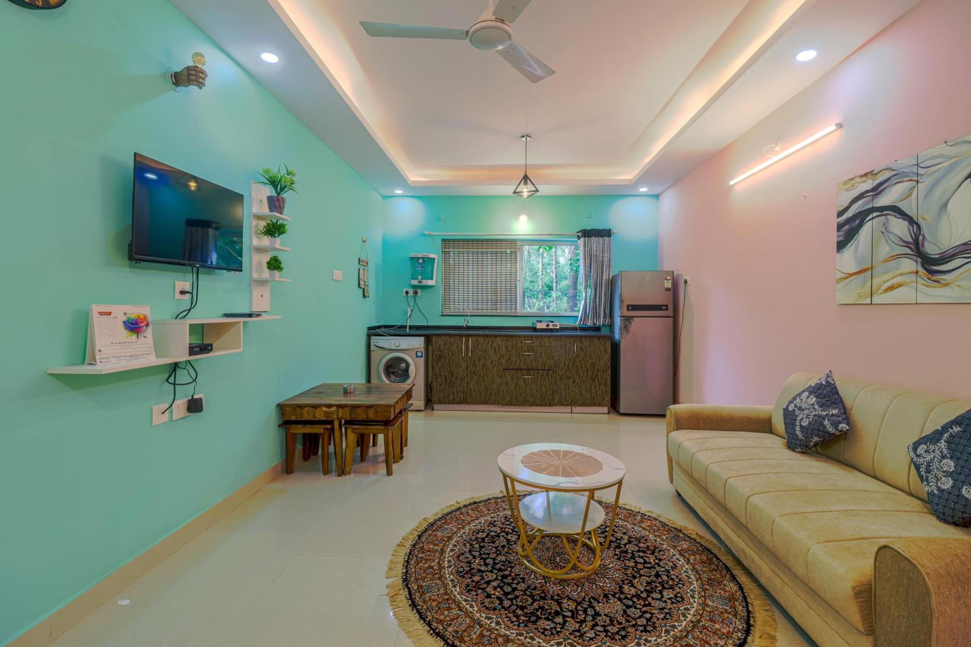4Bhk Sparkling Apartment Near Beach Pool & Bar 2Bhkx2 Vagator Habitación foto
